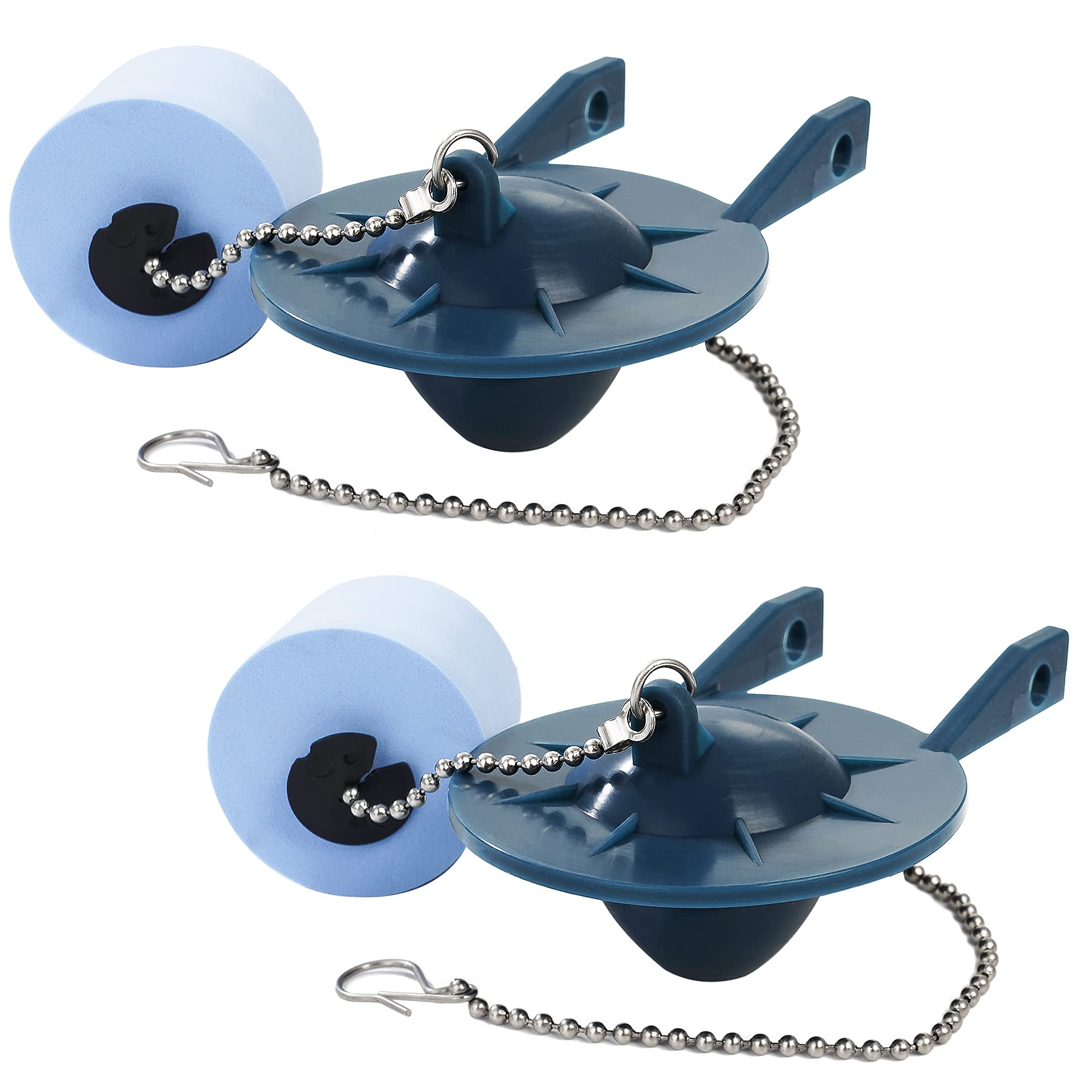 Hibbent 2 Pack Toilet Flapper 2 Inch, Toilet Tank Flapper